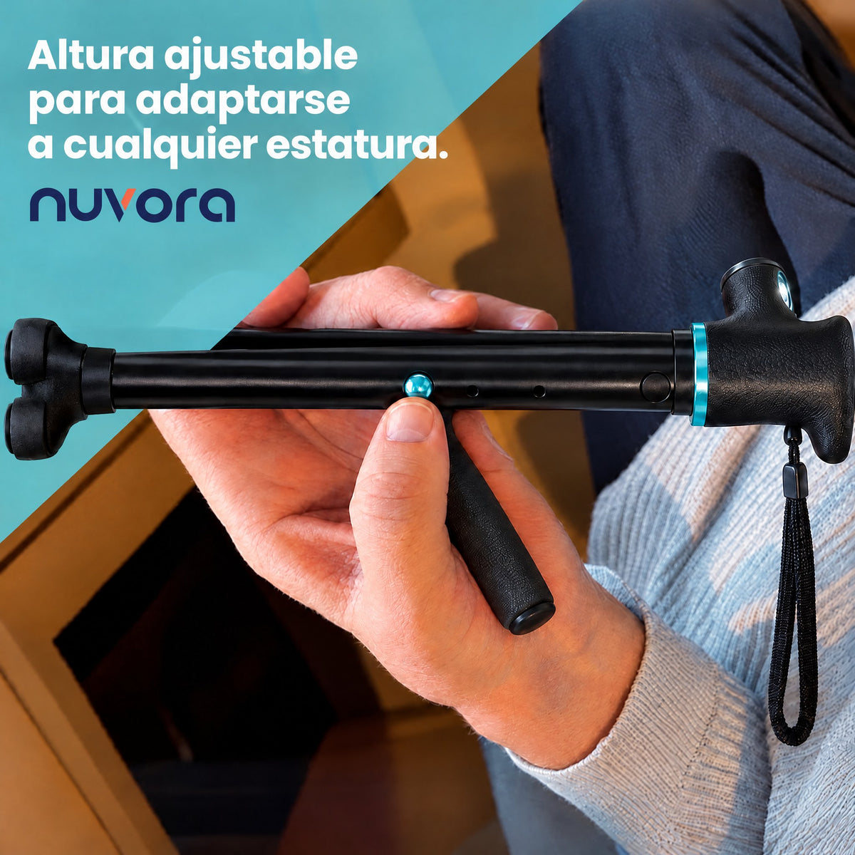 Altura ajustable del bastón NUVORA