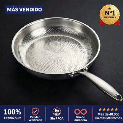 Sartén de titanio martillado NUVORA, la más vendida