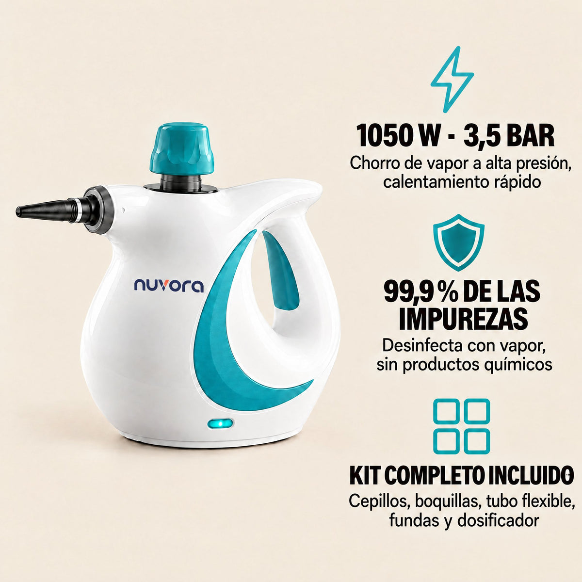 VaporClean 1050 W y 3,5 bar