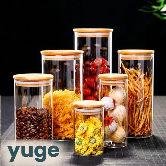 Yuge ガラス保存容器セット｜食材の鮮度と美しさをキープ